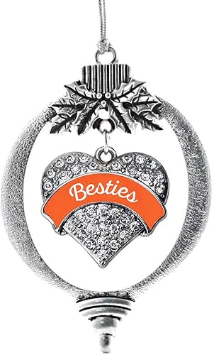 Miniatura 239 de Inspired Silver Adornos festivos de dije de corazón pave de plata con circonitas cúbicas