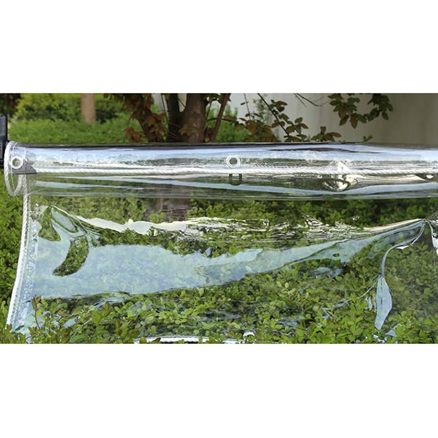 Amazon.com: SagaSave 78 x 118 Ft Large Clear Tarpaulin with