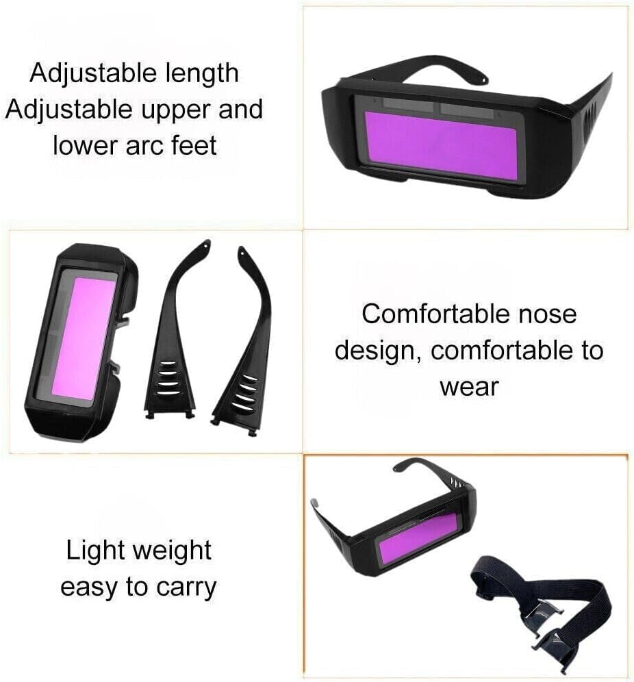 UCCKEYI Solar Auto-Darkening Welder Glasses