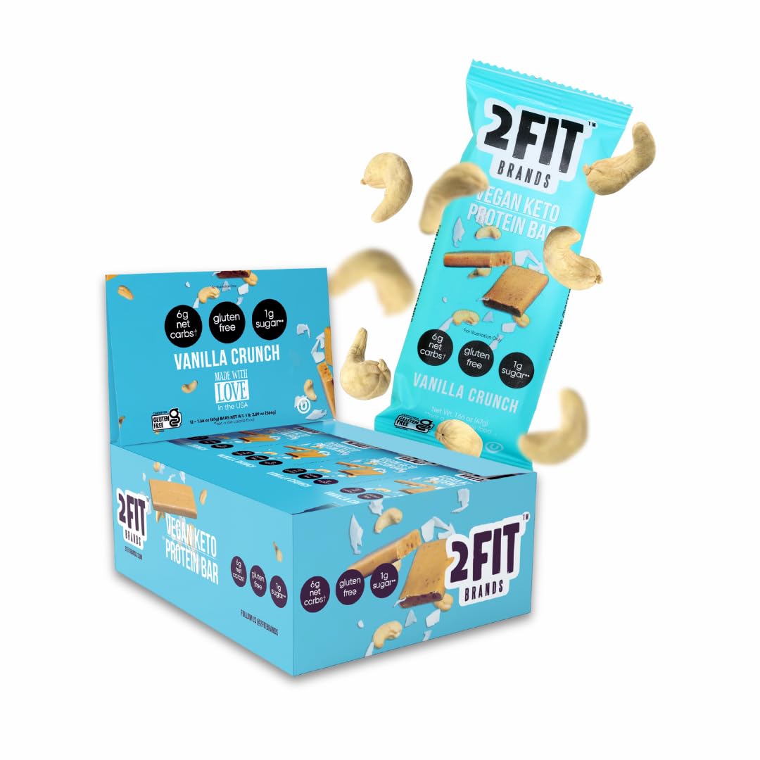 Amazon.com: 2FIT BRANDS : Vegan Keto Protein Bars