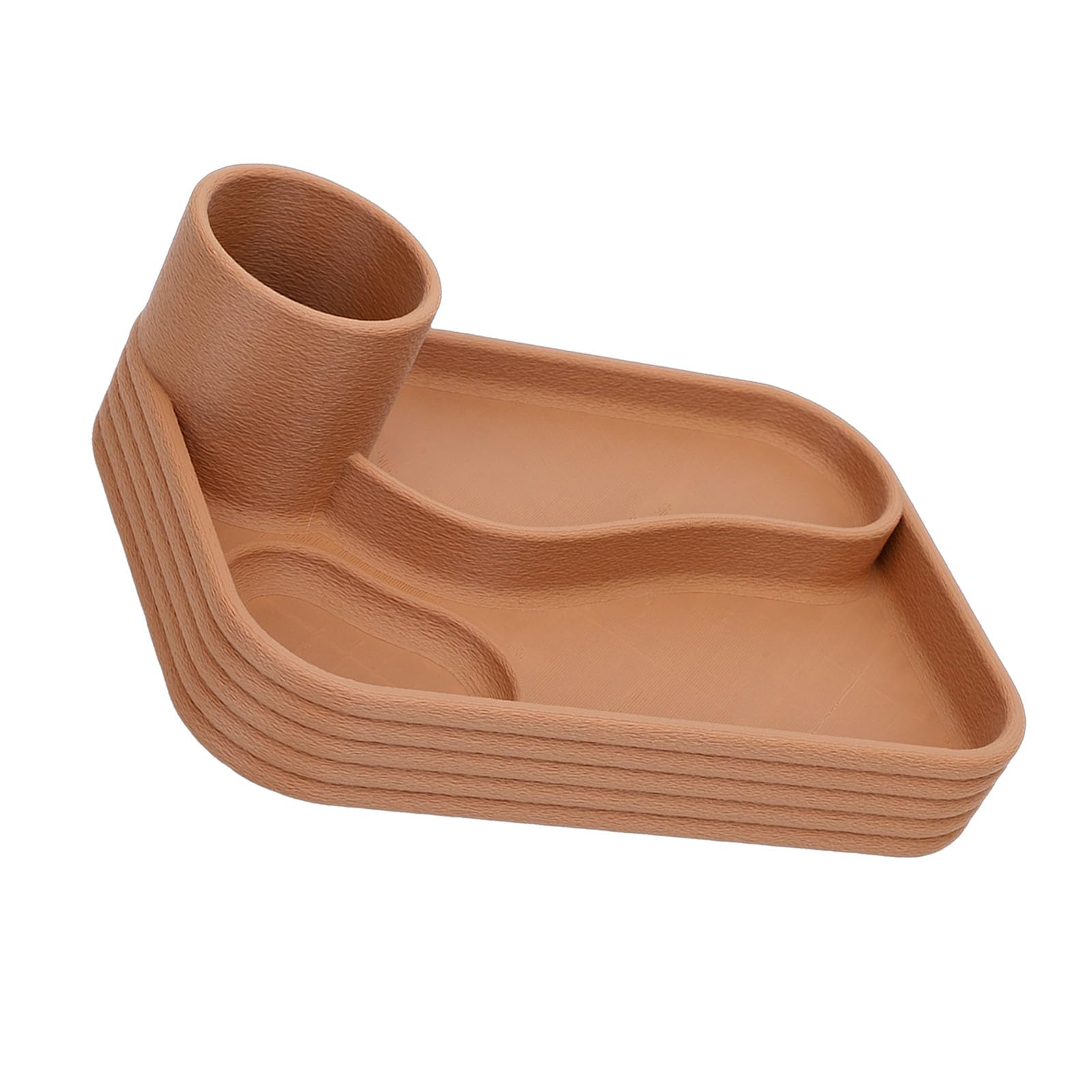 Portapenne da Scrivania, Organizer da Ufficio con Vassoio per Penne | Plastica Resistente Scomparti Trasparenti Design Compatto Ufficio Casa Studio Moderno Elegante Custodia Chiavi USB