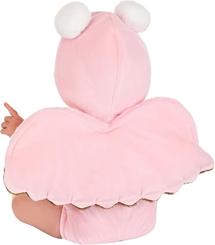 Miniatura 2 de Disfraz de búho rosa difuso para bebés