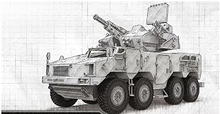 72-018 1/72 スケール 中国製 PLB625 対空砲・ミサイル統合システム ミリタリー精密モデルキット