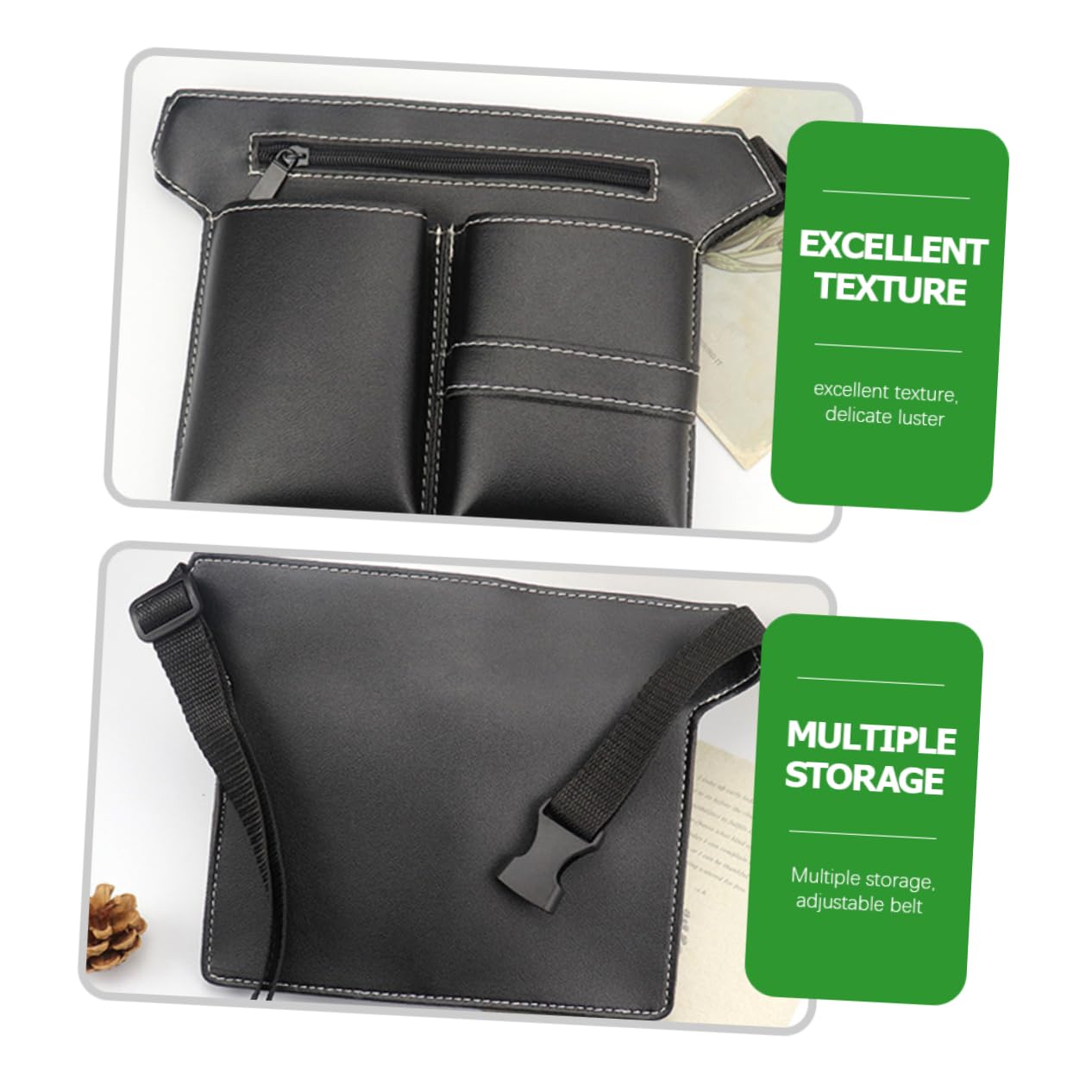 OUNONA Scissor Case Organizer for Hairdressers Lightweight Barber Scissor Waist Bag for Convenient Tool Storage for Scissors Trimmers and Combs