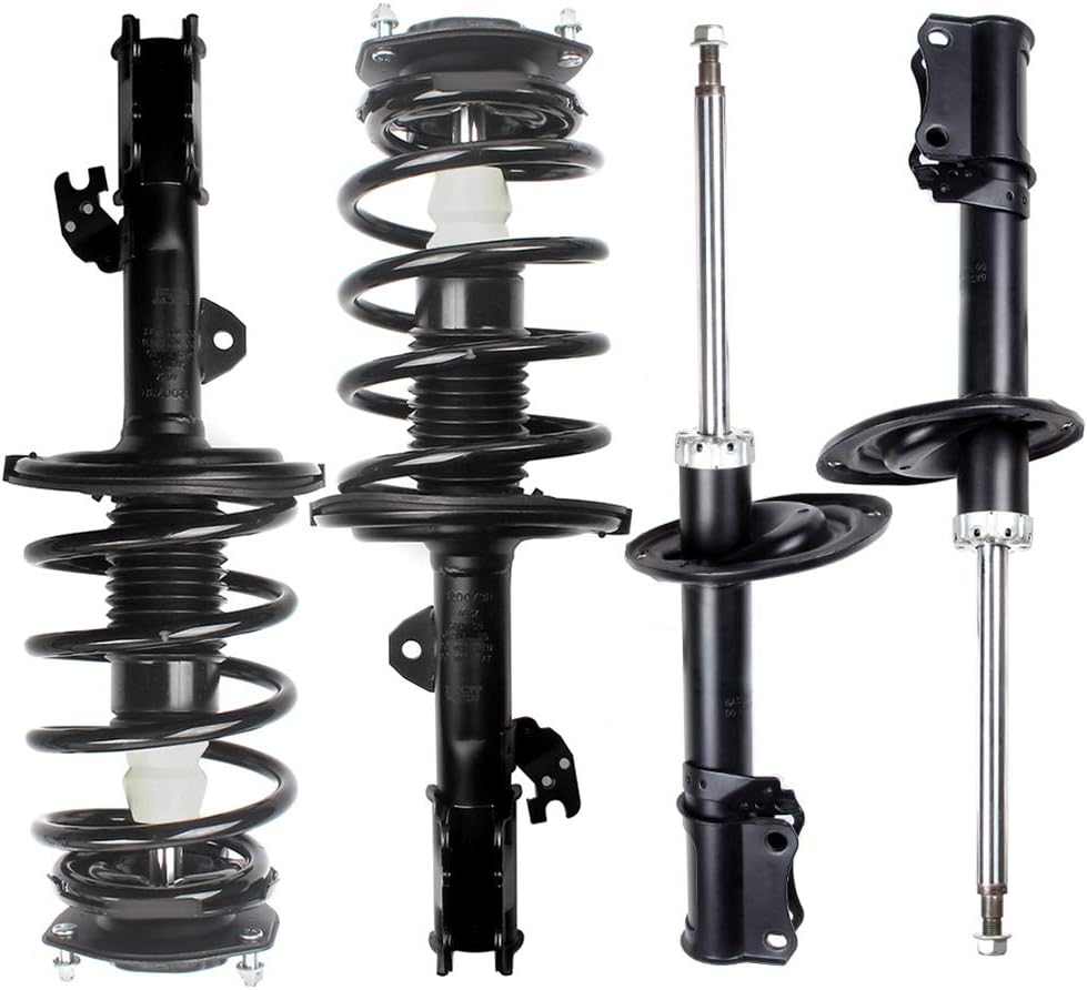 ECCPP Complete Struts Front and Rear Pair Strut Spring Assembly Shock Absorber for 2004-2006 for Lexus ES330 2005 for Toyota Avalon 2004-2006 for Toyota Camry 2004-2006 for Toyota Solara Set of 4