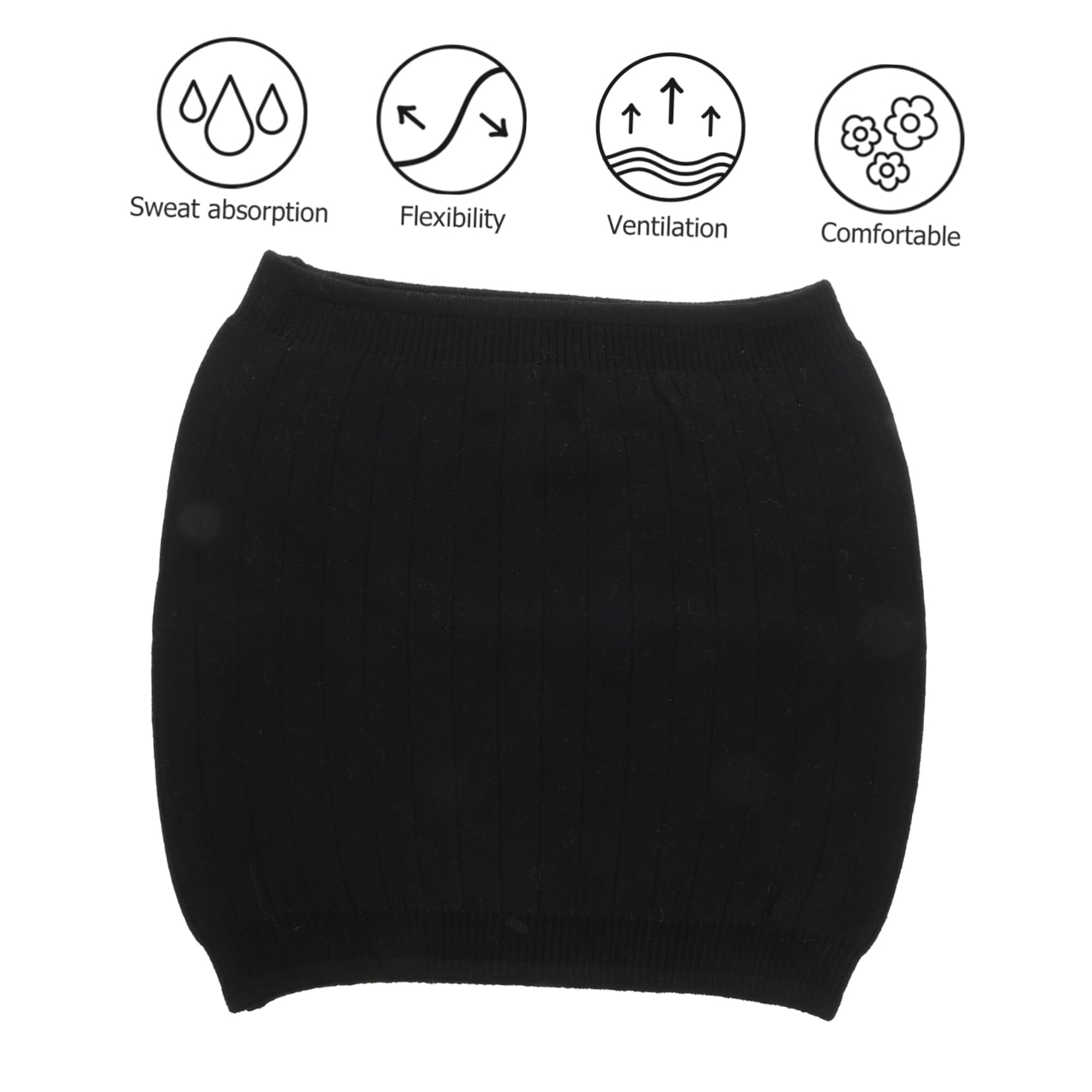 BEBEMOKO Warmth Meets Comfort Double Layer Stomach Warmer Belt Essential Winter Accessory for Friends Family