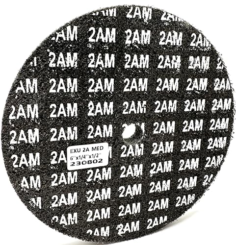 Image of EXL Unitized Wheel, Silicon Carbide, 6 inch Diameter x 1 /4 inch Wide x 1 /2 inch Arbor, 2A Medium | 17498 | (Pack of 1)