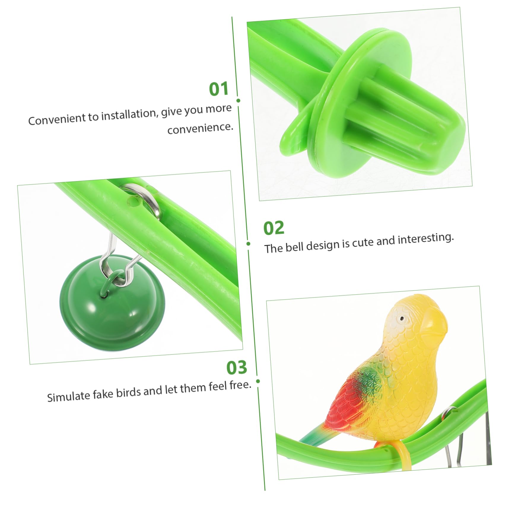 Yardwe 4sätze Vogelspielzeug Für Papageien Mit Spielstand Und Schwingvogel Interaktives Kauspielzeug Für Wellensittiche Und Andere Vögel Und Spielspaß