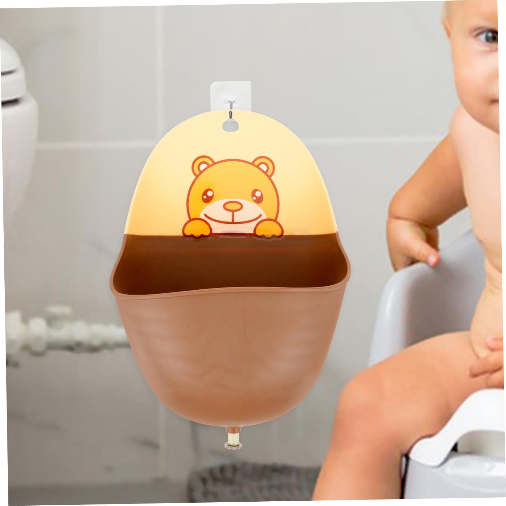 ifundom 2piezas Orinal Infantil De Entrenamiento Para Niño Urinal De Pared Para Potty Training Diseño Prueba De Derrames y De Limpiar Para Baños y
