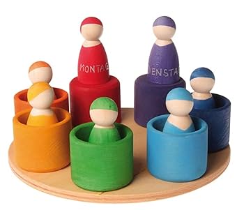 すもすとグリムス　カラフルフレンズ　正規品 ドイツ グリムス カラフルフレンズ】木のおもちゃ 知育玩具