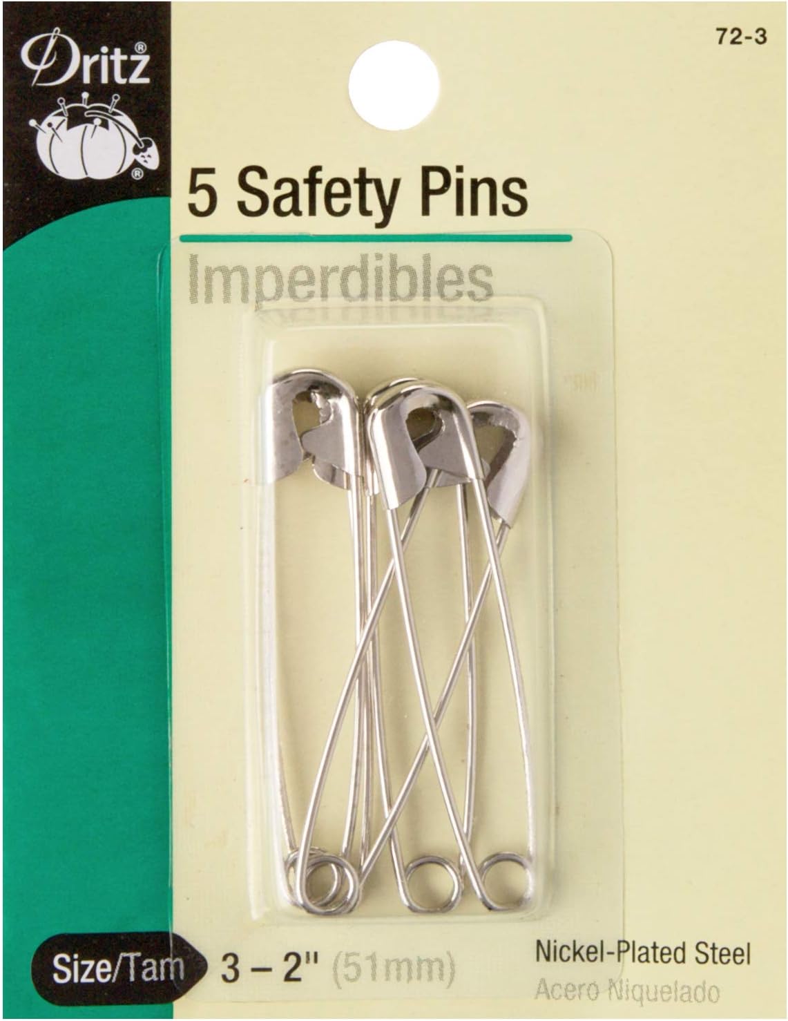 ibotti Curved Safety Pins for Quilting,Basting Pins for