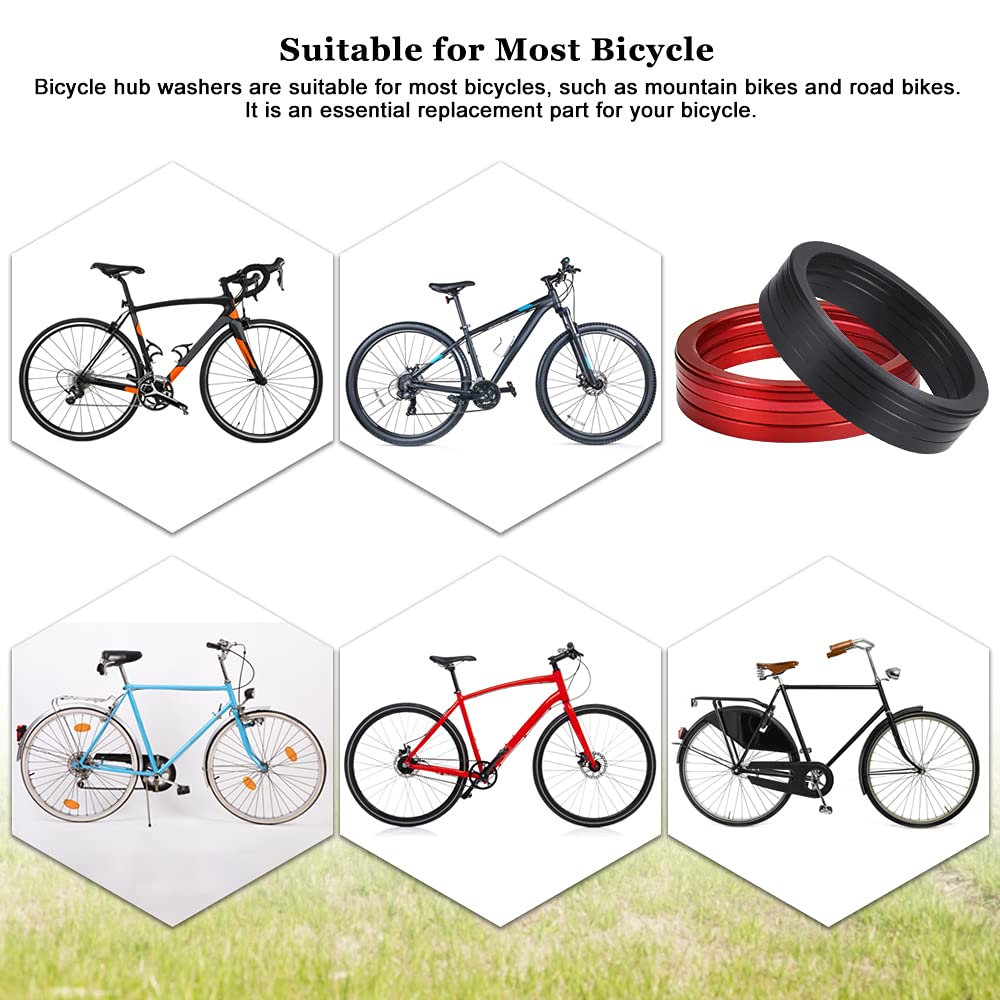 Set 10 Distanziatori Per Cassetta Bici - In Alluminio Anodizzato, Spessori 1-3mm, Per 7-11 Velocità - Foto 3