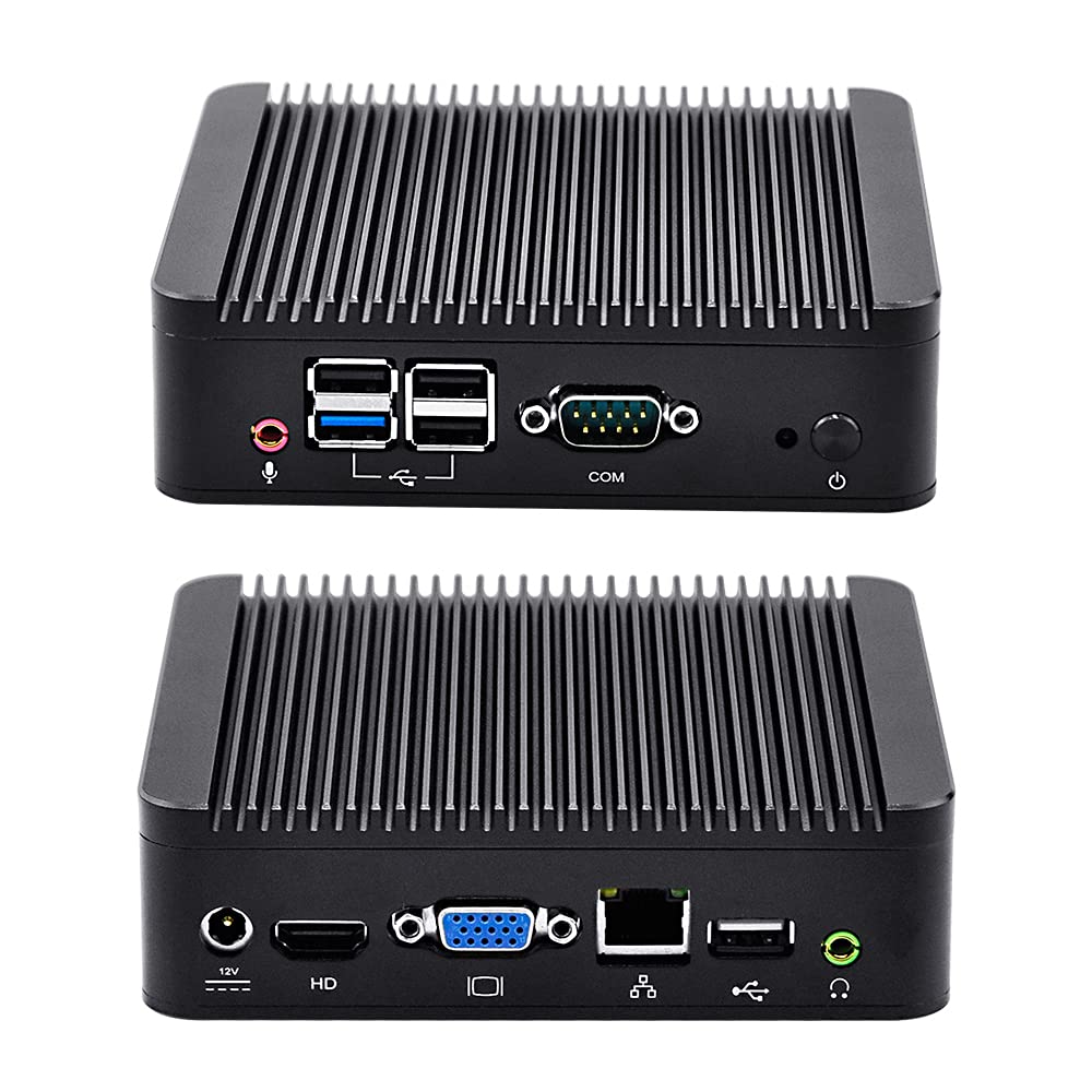 Qotom Barebone System Q192N-S01 with Bay Trail N2920 Processor Quad Core 1.86 GHz Fanless Mini PC Wi
