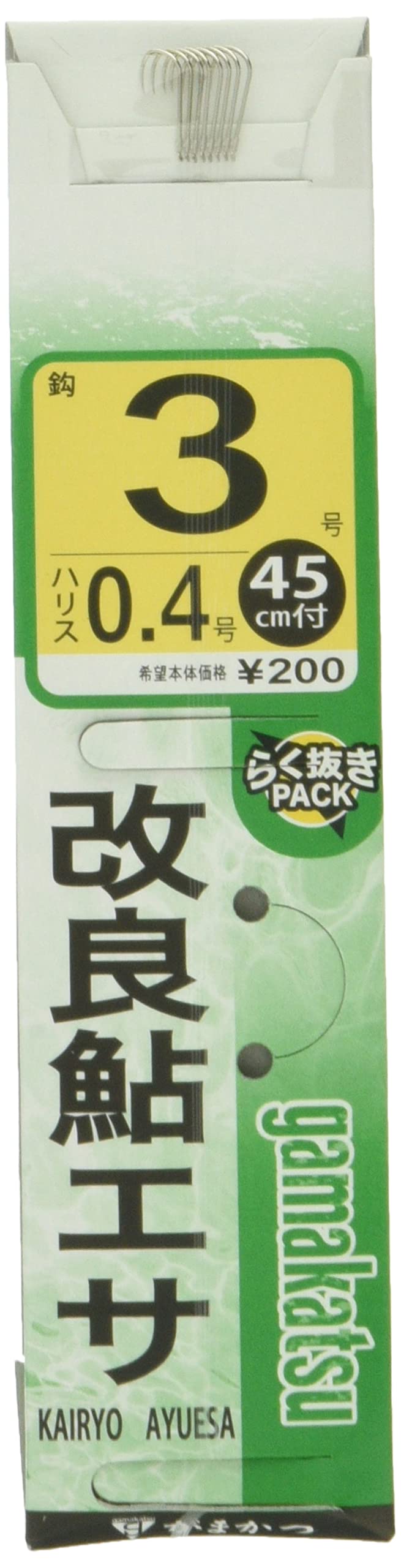 Gamakatsu Improved Sweetfish Bait Hooks - Size 1.5, White, Pack Of 16