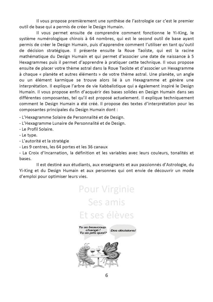 Astrologie, Yi-King et Design Humain: VERSION FEVRIER 2027