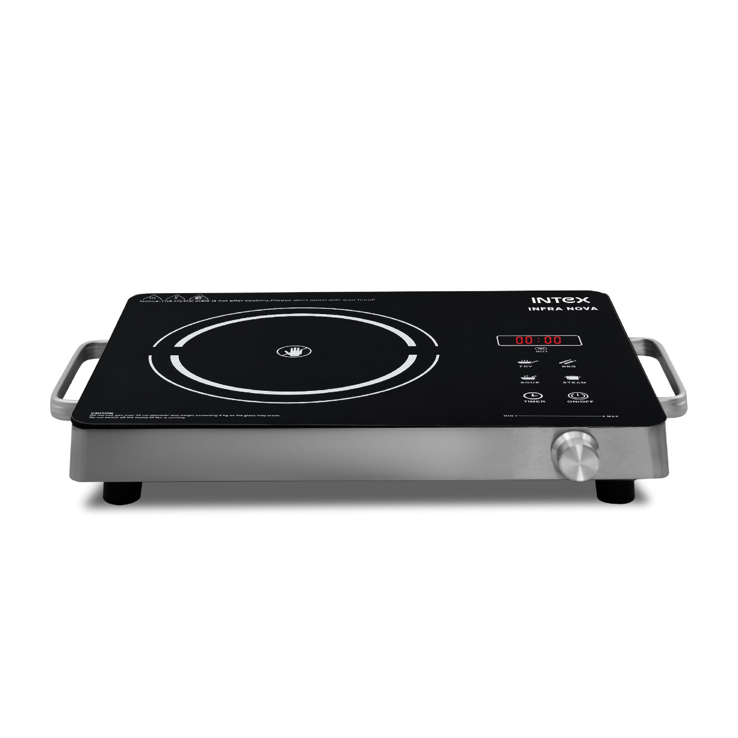 Intex Infra NOVA 2200 Watt Infrared Induction Cooktop With Digital Display, Touch Control, 4 Cocking Mode, Built with Timer, Overheat Protection, Fast Heating, 1 Year Warranty.-image-49