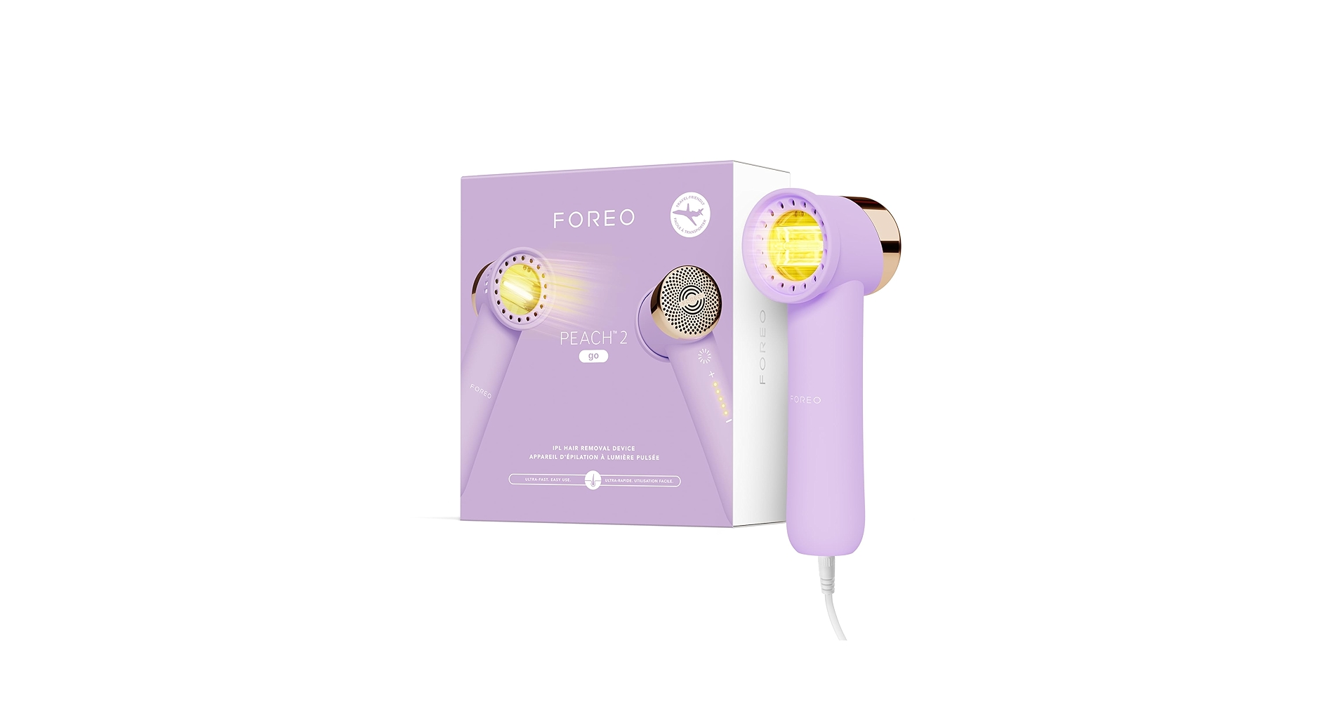 Amazon.com: FOREO PEACH 2 go, epilatore luce pulsata