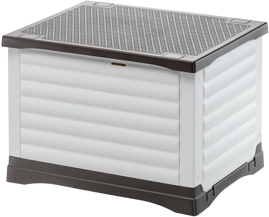 Ferplast PETVILLA 60: Grey Modern Dog Kennel, Made of Recycled Plastic