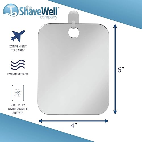 Miniatura 3 de Espejo para afeitarse No se empaña De The Shave Well Company No se empaña debido a su diseño No se caerá al piso