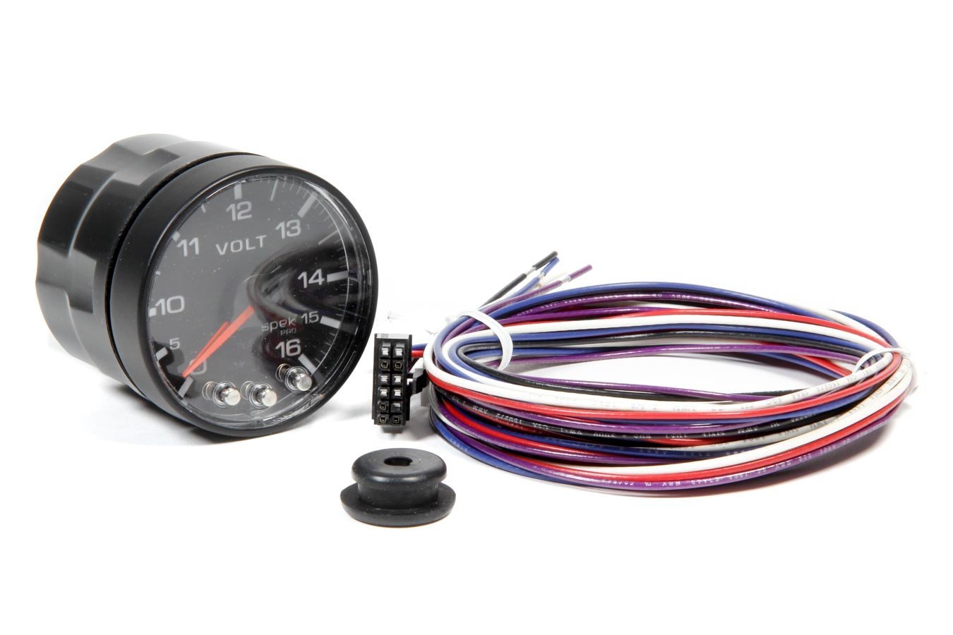 Autometer P344328 Autometer- Gauge, Voltmeter, 2 1/16", 16V, Stepper Motor w/Peak & Warn