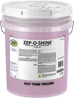 Zep-O-Shine Car Wash Concentrate 38235 5 Gallon (One Bucket) Pro Formula