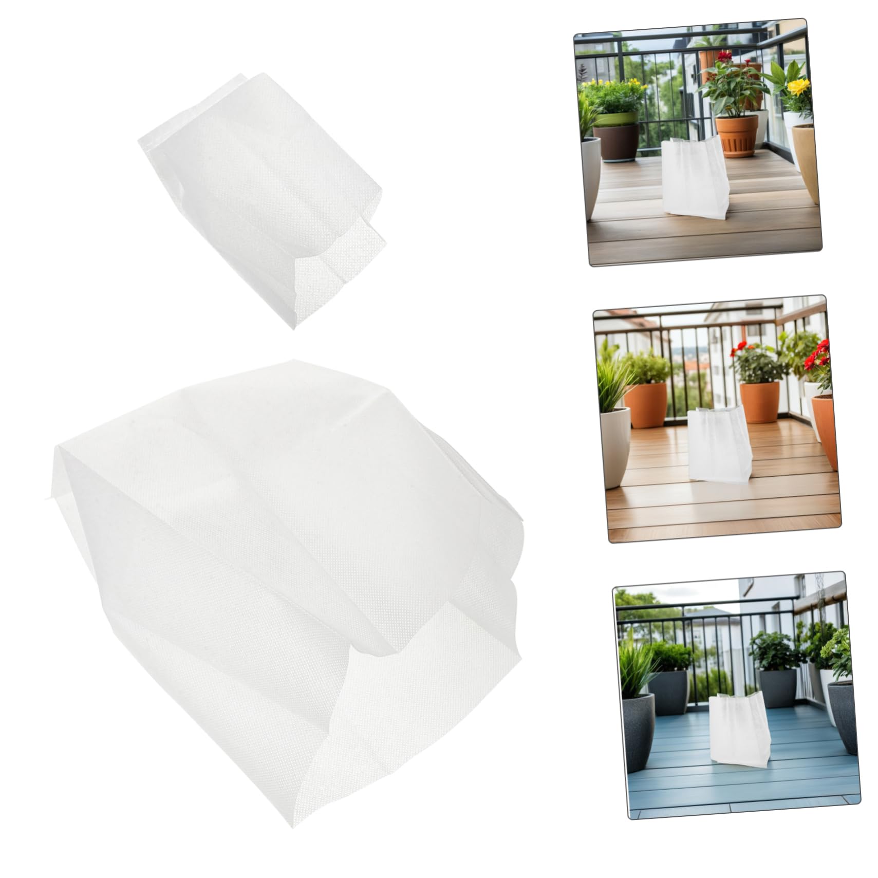 ifundom 200pièces Sacs De Culture pour Semis Légumes Et Fruits Tissu Non Tissé pour Balcon Et Patio Réutilisable