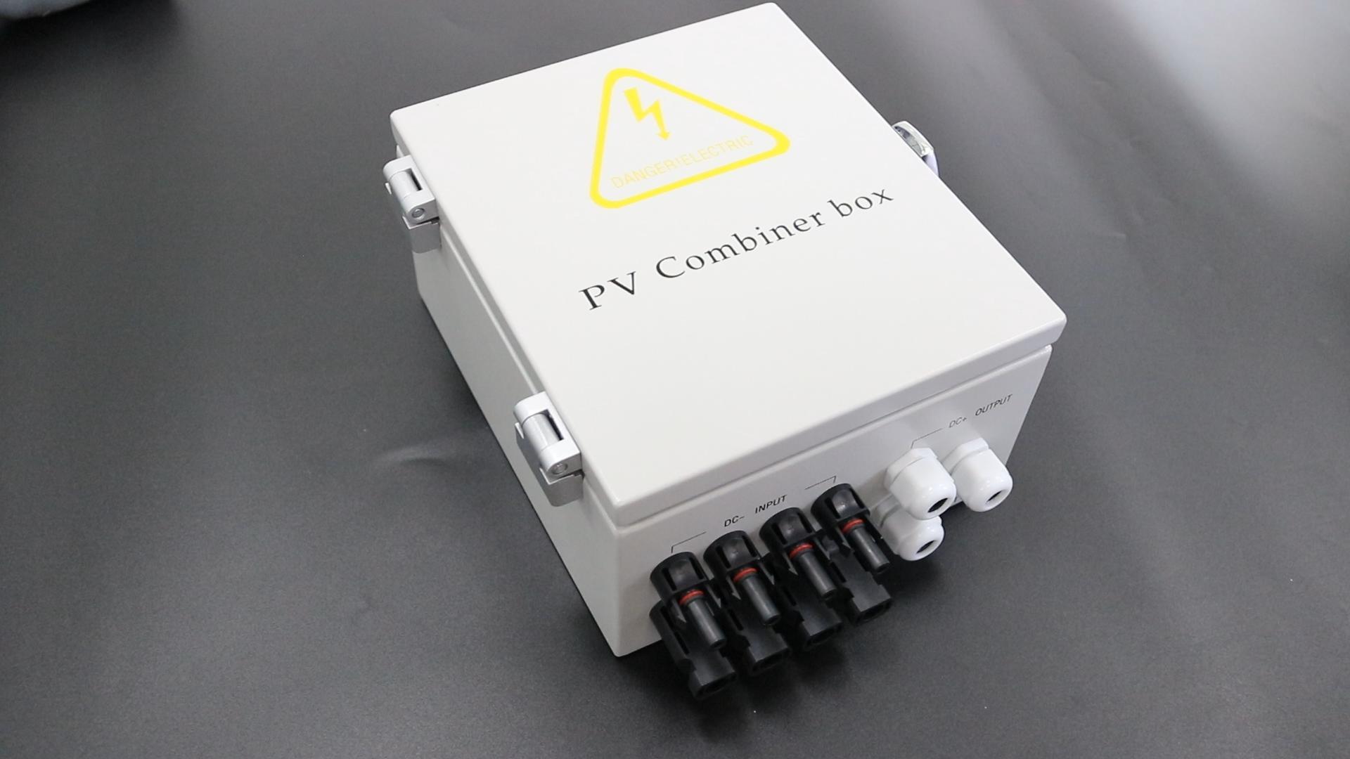 Lightning Arrester Solar Mankk 4 String Solar Combiner Box - IP65 ...