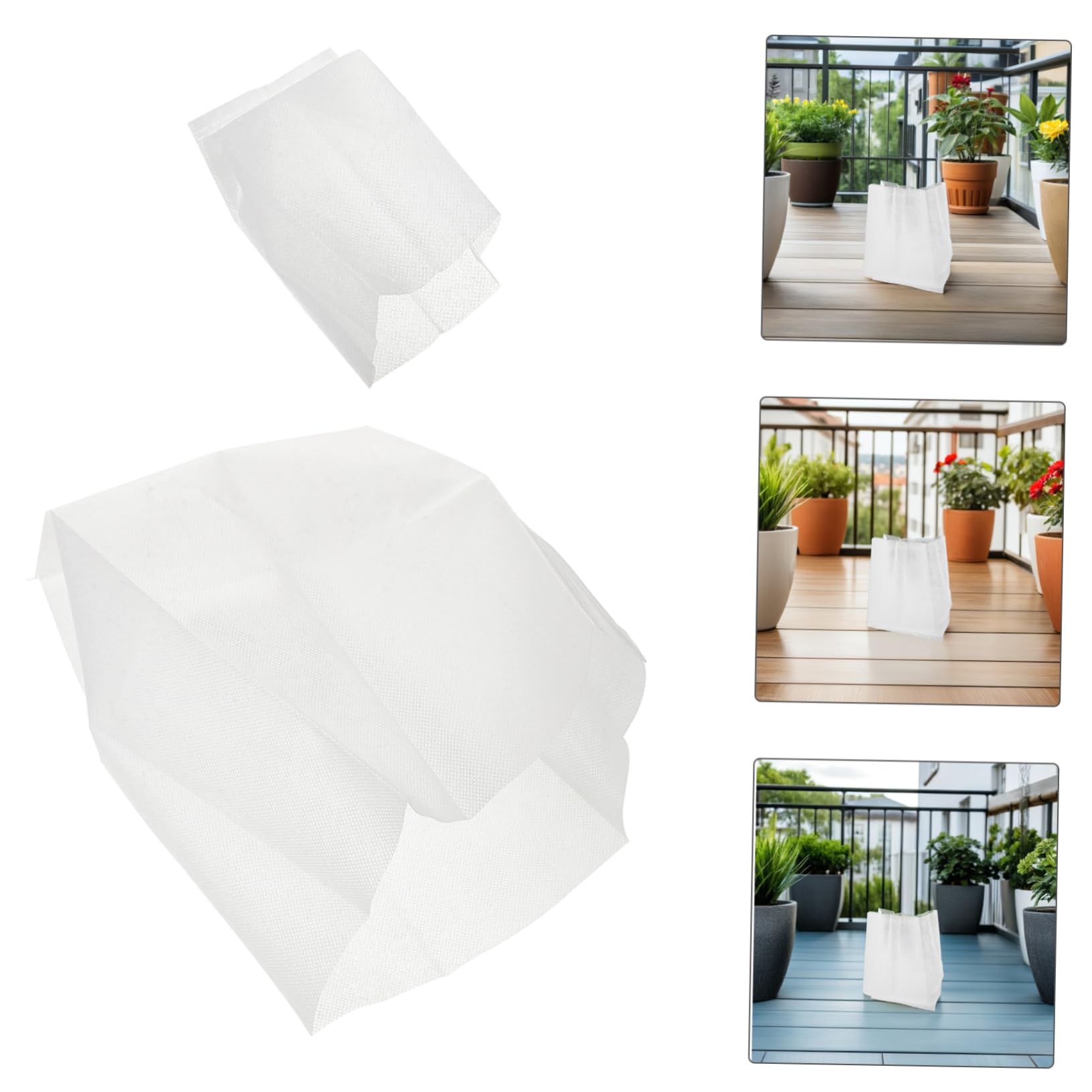UPKOCH 200stücke Anzuchtbeutel Aus Vliesstoff Pflanzbeutel Für Gemüse Und Obst Kleine Setzlingsbeutel Für Blumen Und Kräuter Atmungsaktive Anzuchtbeutel Für Indoor Und