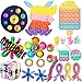 Sensorische Fidget Spielzeug-Satz für Kinder oder Erwachsene Fidget Toys Pack Hand Spielzeug Stress Angst Relief Spielzeug Set für ADHS (Toy Pack D)
