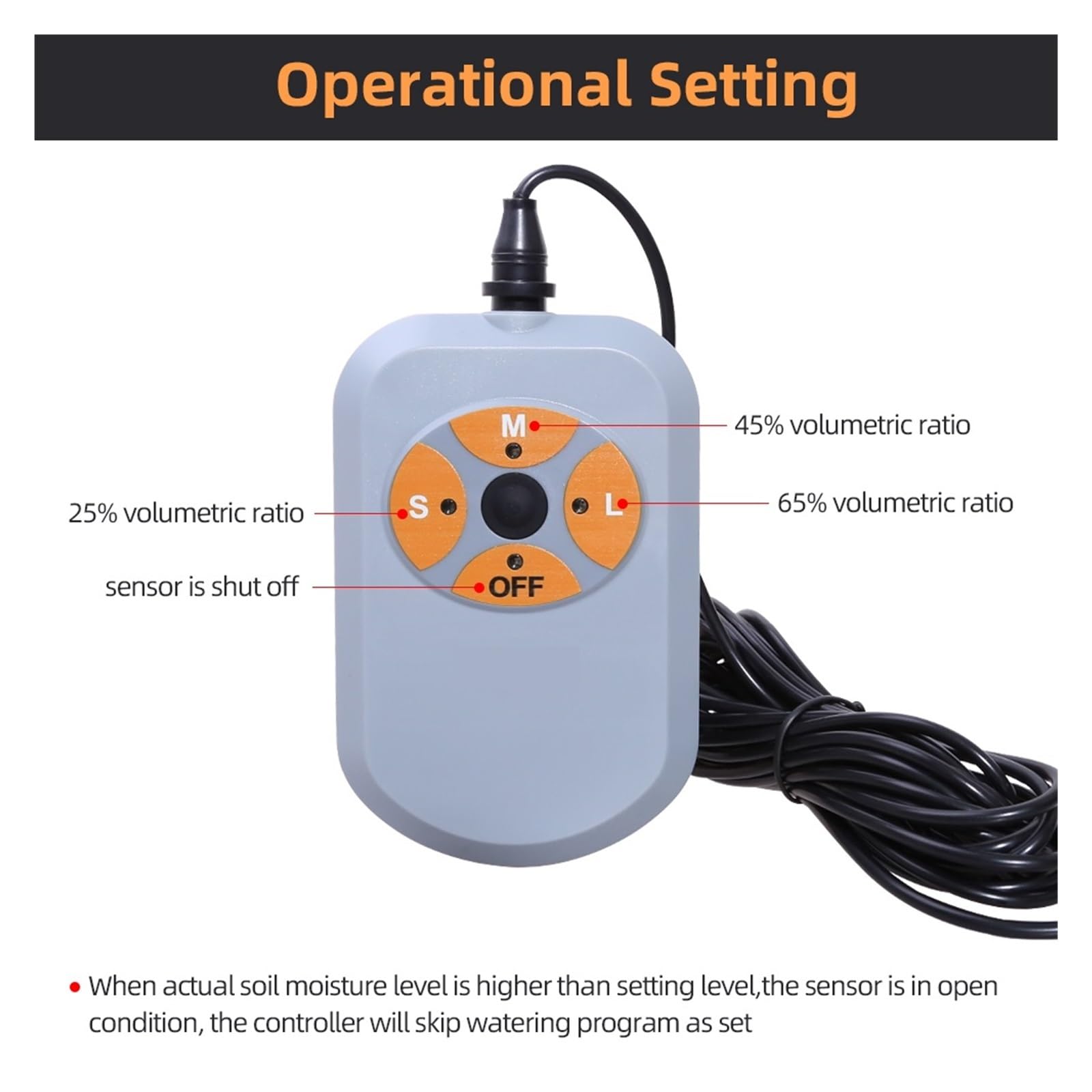 Bodenfeuchtesensor unterbricht automatisch das Bewässerungssystem for Gartenpflanzen, Hygrometer, Wasseranalysator, Testwerkzeug