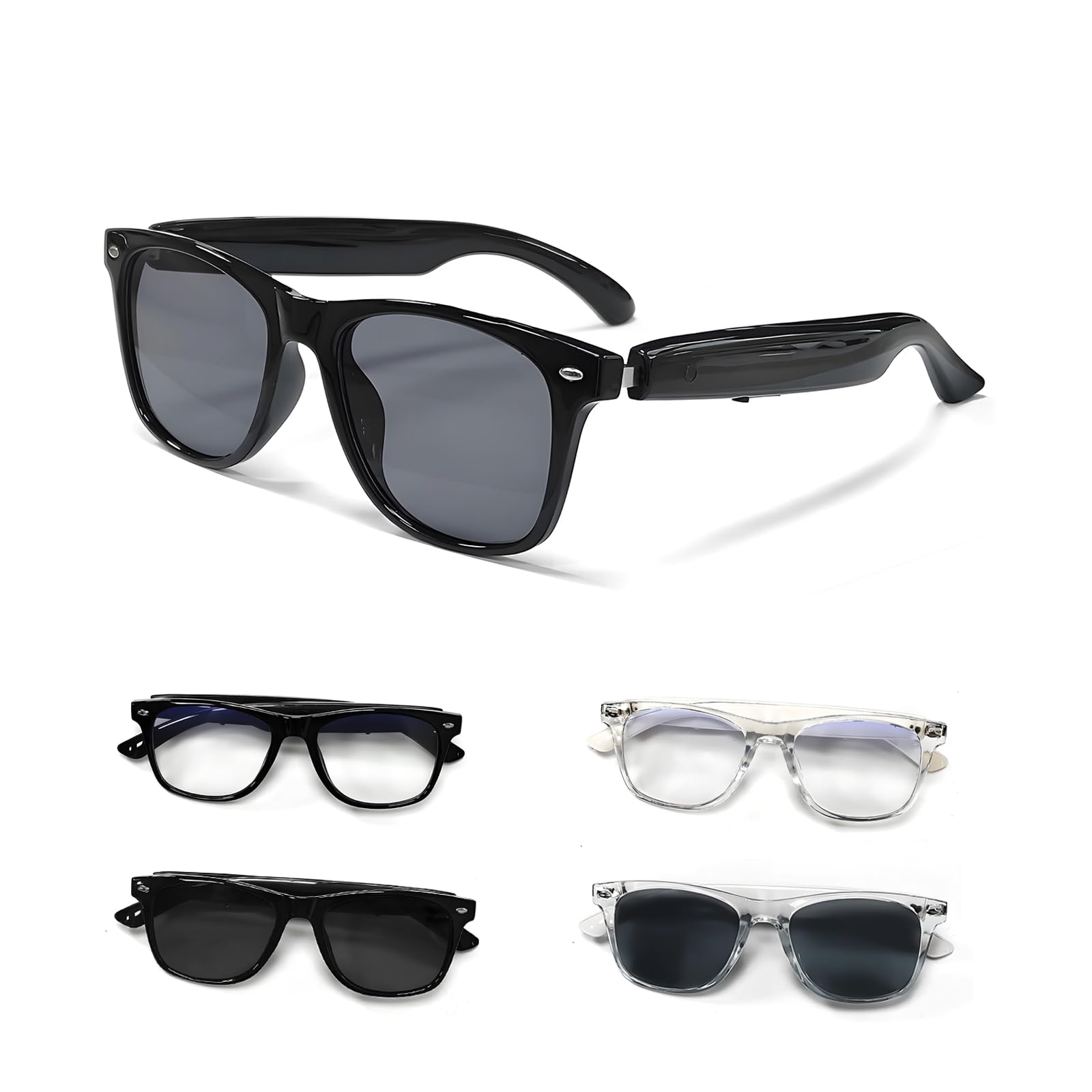AI Smart Translation Bluetooth Glasses for Men Women with Speakers Translator Audio Headphone Glass Eyeglasses-image-28