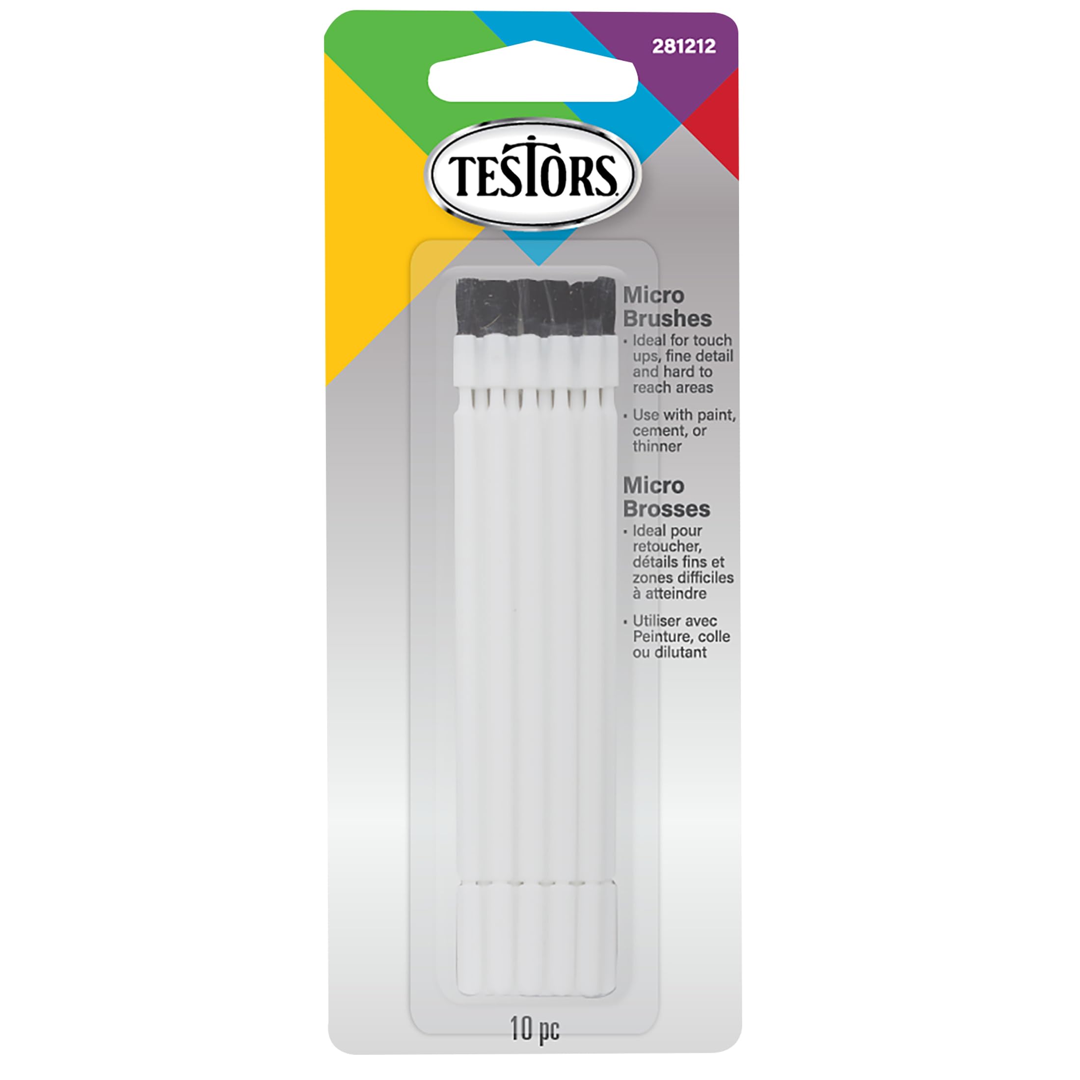 Testors Blue Applicator Brush Kit - 10 Pack -1