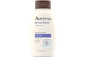 Aveeno Stress Relief Body Wash: Soothing Oats, Relaxing Lavender for Sensitive Skin
