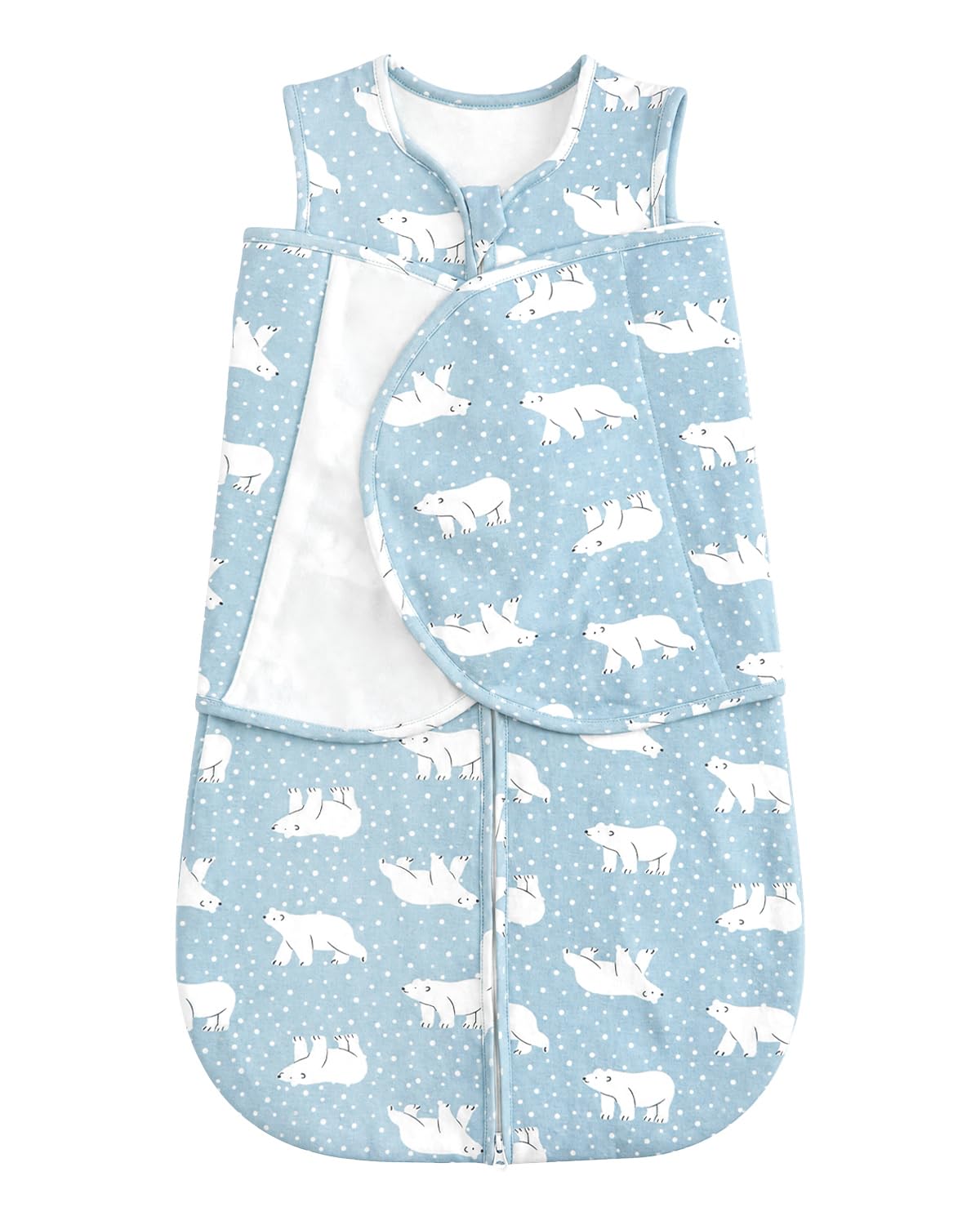 WYTbaby 1.0 TOG Baby Swaddle Sleeping Bag - 100% Cotton Newborn Wearable Blanket