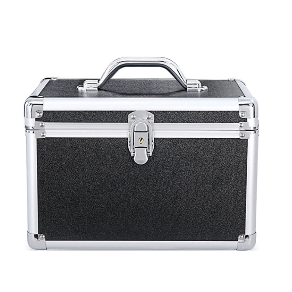 Ladies Large Professional Cosmetic Bag Buckle Cosmetic Cosmetic Bag Storage Bag Suitcase Beauty Box (Color : D, Size : 20 * 20 * 30cm) (Color : D, Size : 20 * 20 * 30cm)