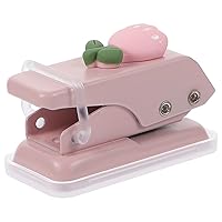 Vista 1 de NUOBESTY Perforadora de un solo agujero para manualidades, uso de oficina, perforadora de hojas sueltas de plástico compacto, diseño fácil de usar