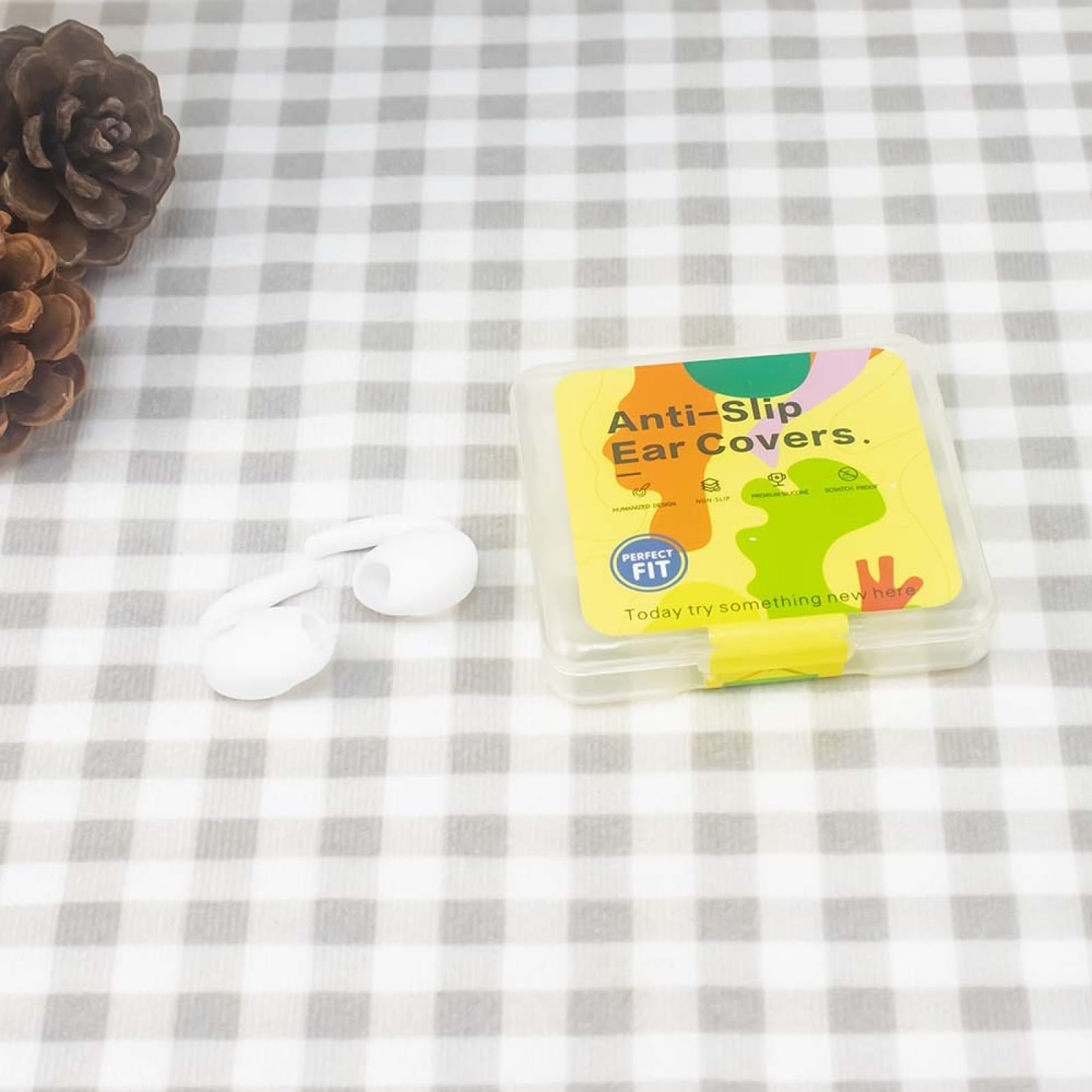 Do Samsung Galaxy Buds 4, silikonowe antypoślizgowe haczyki na uszy, zestaw 5 par do bezpiecznego dopasowania (białe)