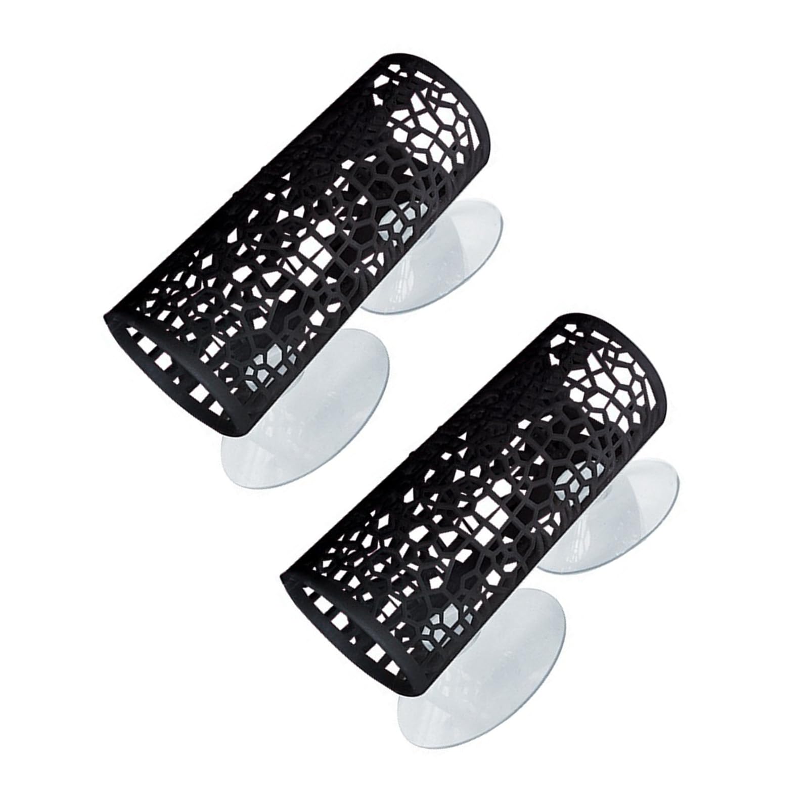 KieTeiiK Of 2 Aquarium Hideouts Decorations with Suction Cups Safe for Shrimp Habitats Fish Shelter