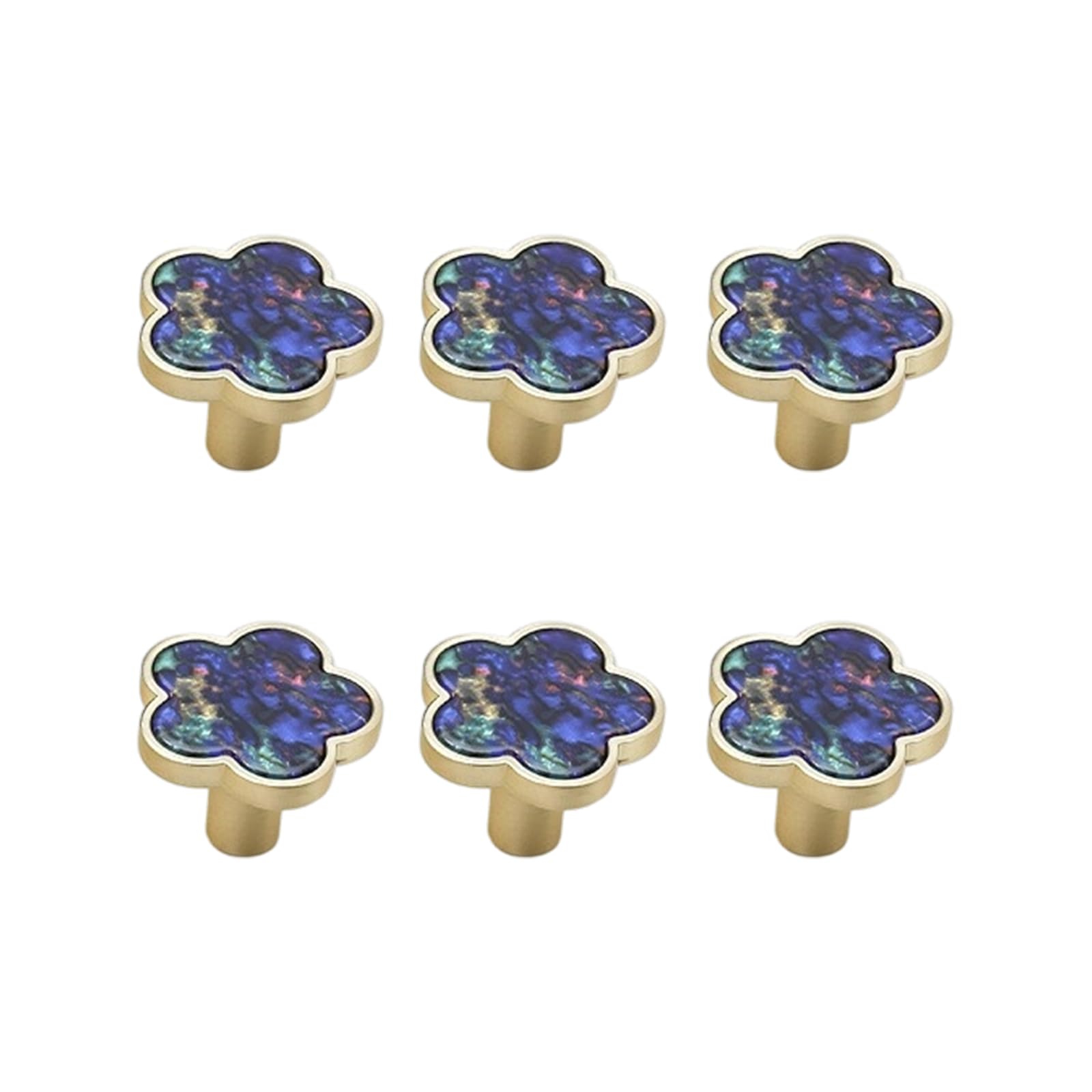 Single Hole Cabinet Knob Set, Flower Drawer Knobs in Zinc Alloy, Furniture Hardware for Cabinets, Dressers and Closets Flower Cabinet Knob Drawer Zinc Alloy Furniture Single Hole Hardware Dresser