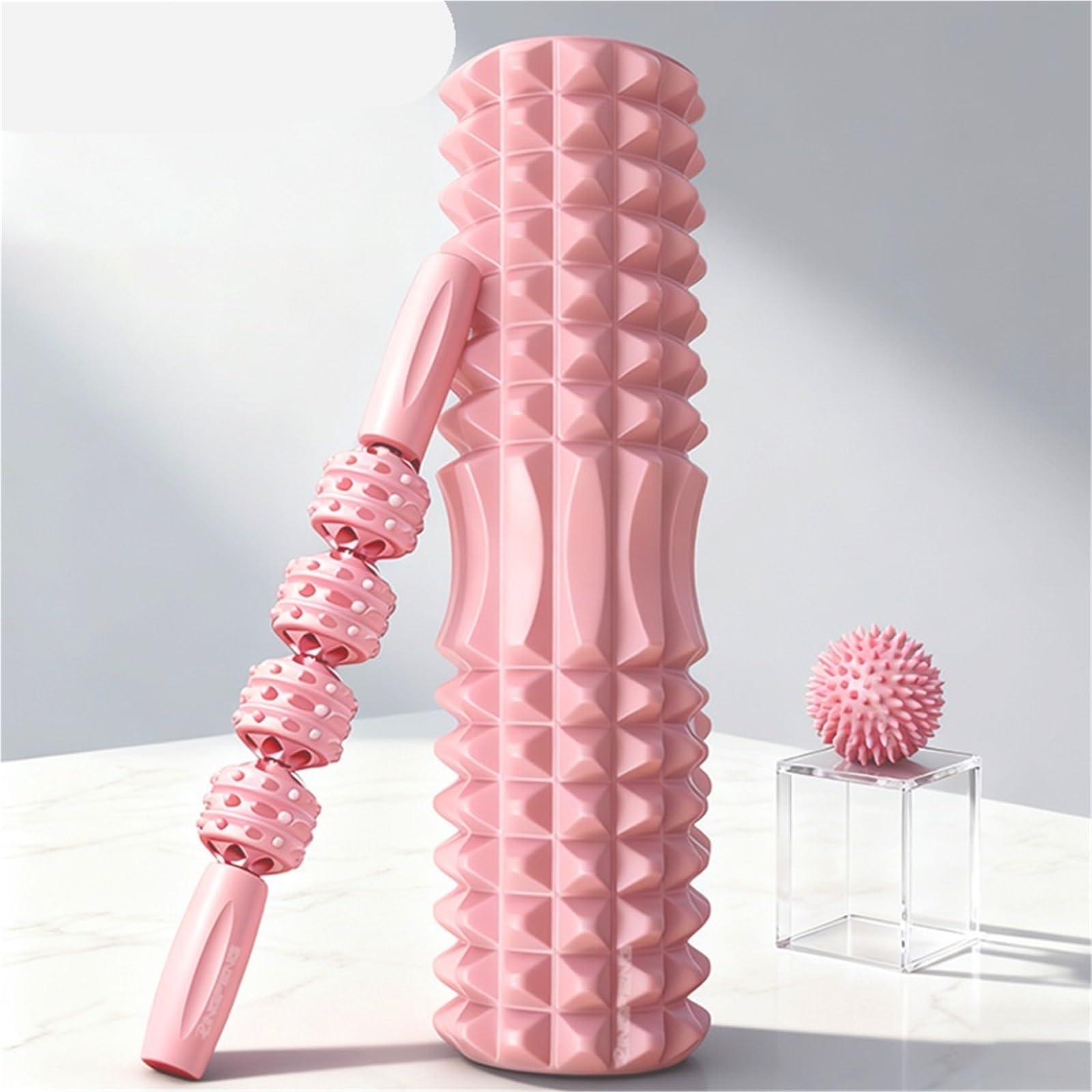 Rodillo del masaje de la espuma, equipo hueco aptitud columna yoga for el músculo Para Entrenamiento(Color2)