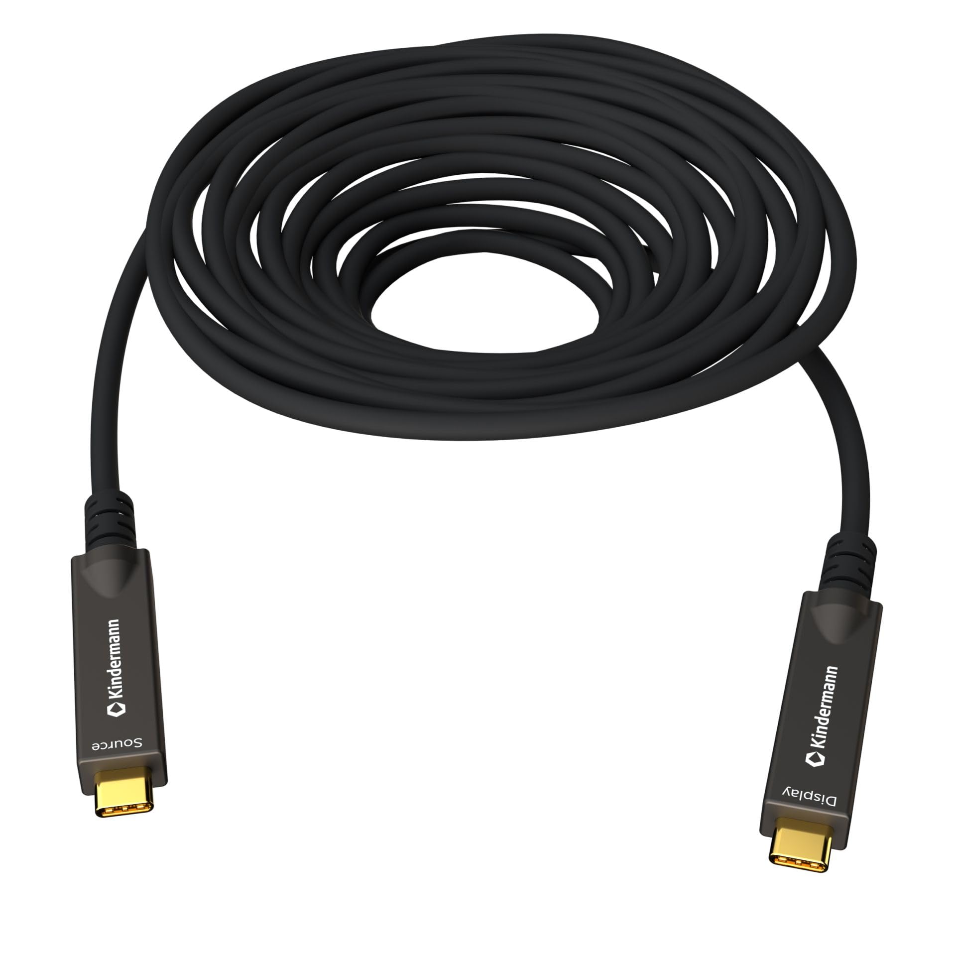 Kindermann USB-C AOC Full Feature Kabel 10m St/St (5773001010)