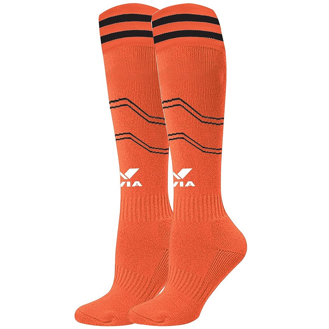 Nivia Soccer Stockings PP Small, (Orange)