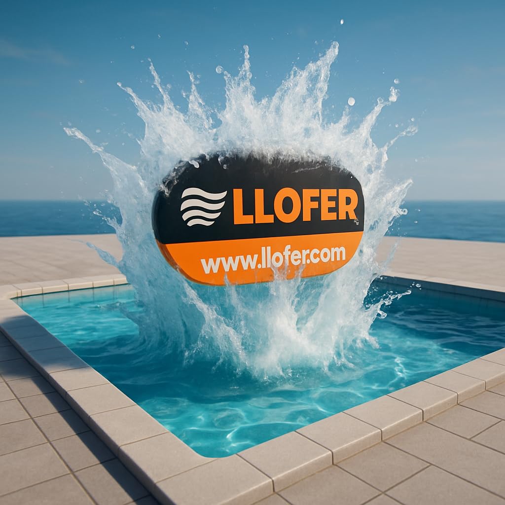 LLOFER - Sal en Tableta - Descalcificación de Agua - Agua más Clara y Suave - Sal para Piscina 25 kg