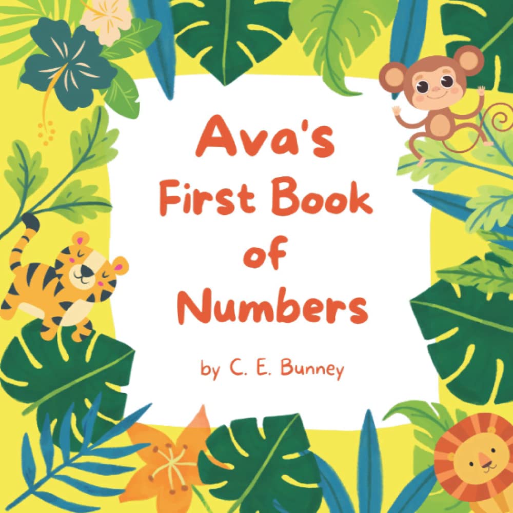 PERSONALISED Ava's First Book of Numbers