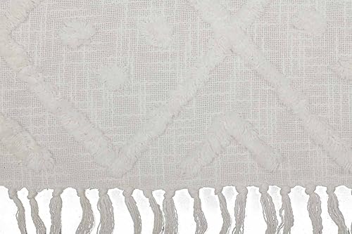 Miniatura 6 de Piper Classics Harmony Colcha tamaño King con flecos, 107 pulgadas de largo x 130 pulgadas de ancho, granja, bohemio, ropa de cama de felpilla