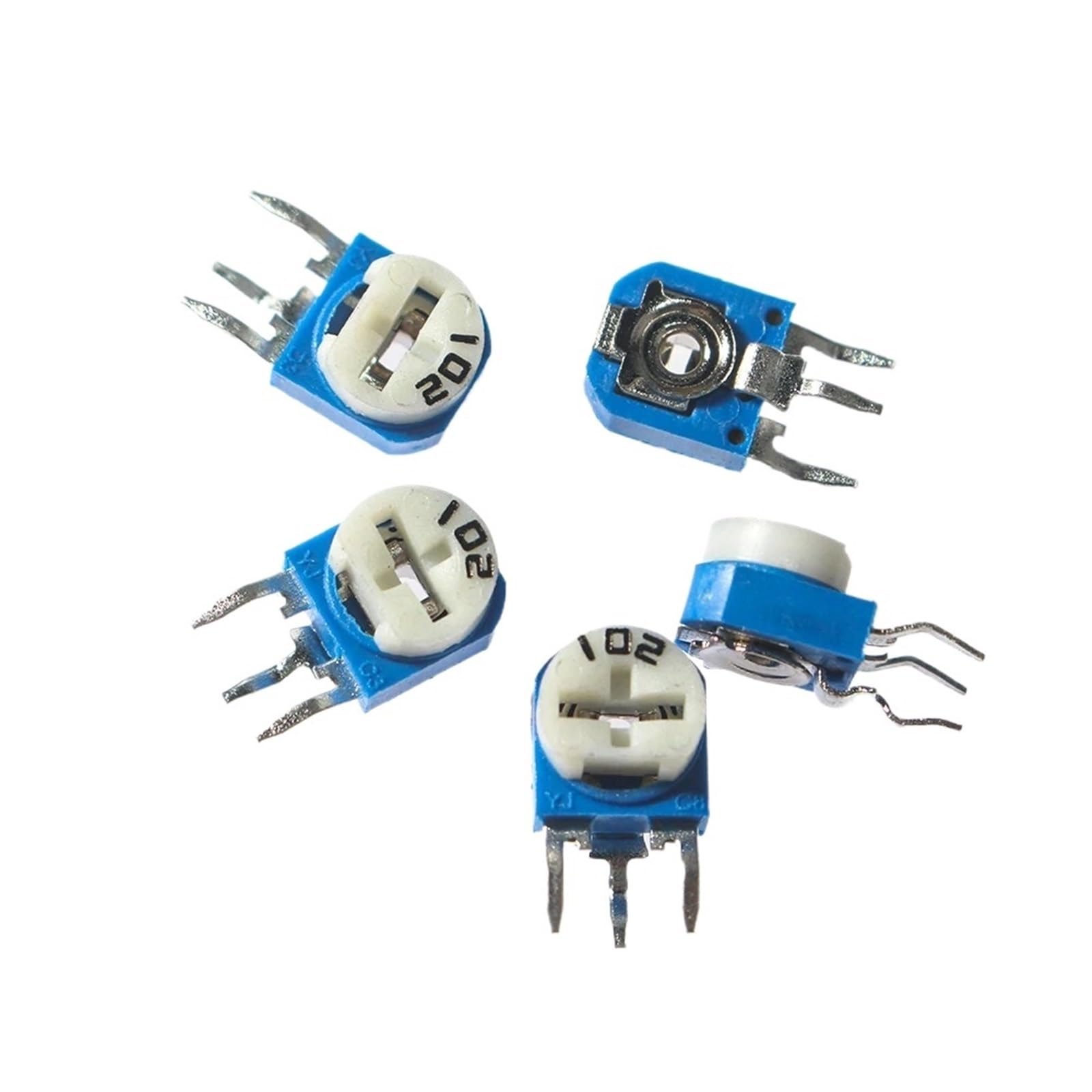 65PCS Trimmer Potenziometro RM063 Resistenza Regolabile 100R ~ 1M Potenziometri 1K 5K 10K 20K 50K 100K 500K 1M Resistori Variabili