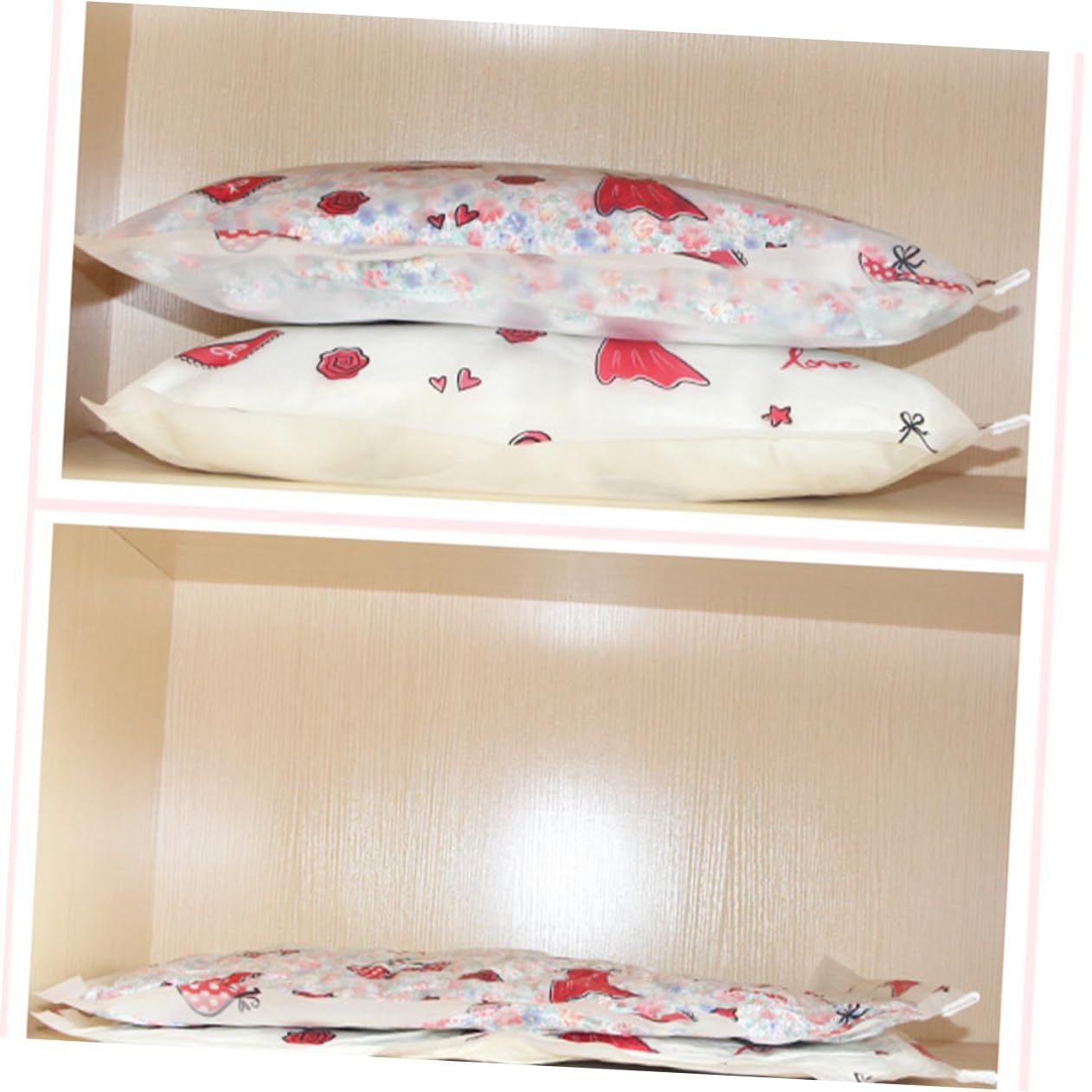 6 Bolsas de Almacenamiento de Ropa, Bolsa de Sellado para Ahorrar Espacio, Bolsas de Almacenamiento al vacío Reutilizables para Bolsas de Almacenamiento de Ropa Selladas al vacío,