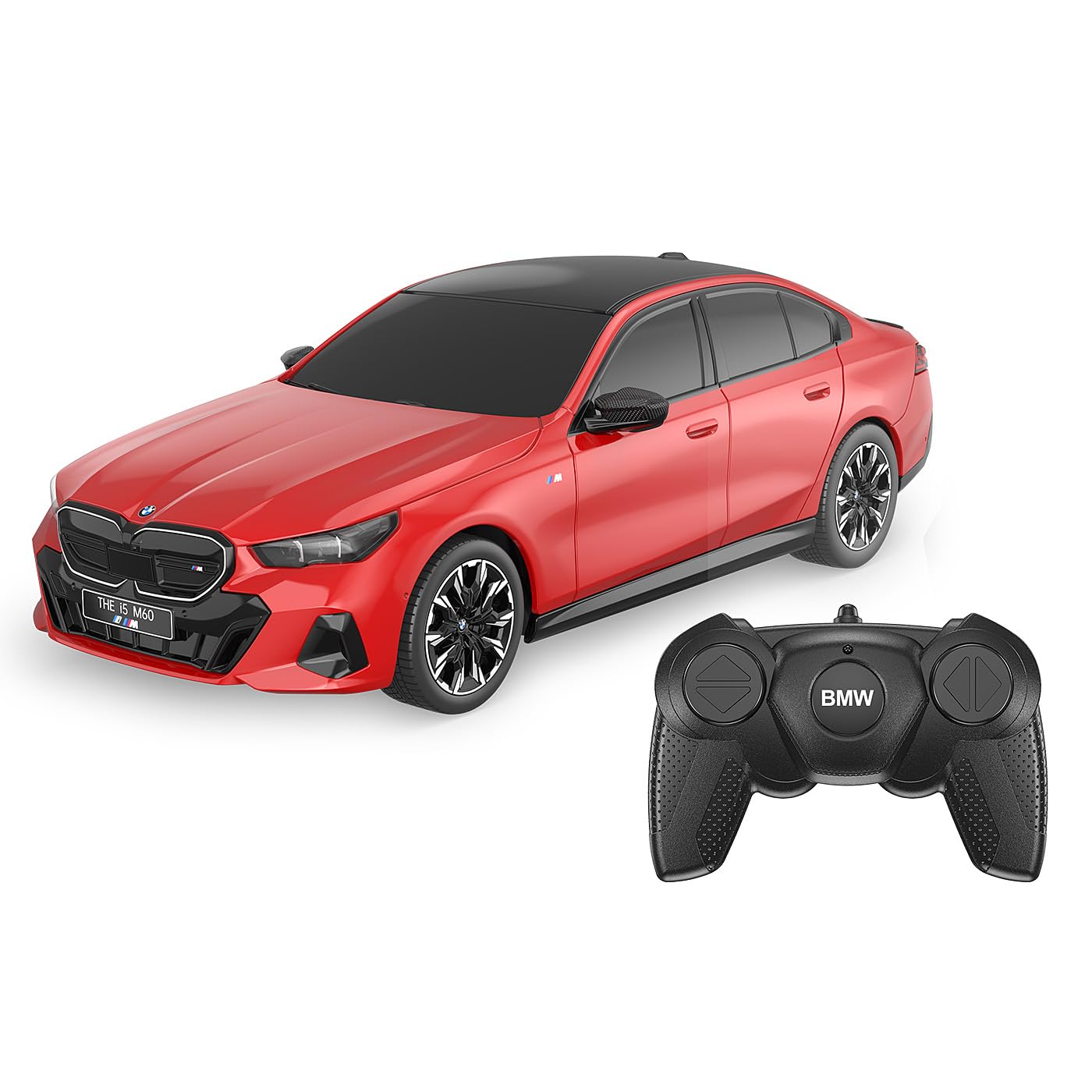 JAMARA 402218 BMW i5 1:24 2,4 GHz – zdalnie sterowany samochód, samochód RC, zabawka dla dzieci z pilotem zdalnego sterowania, model samochodu, prezent dla dzieci, samochód sportowy, wierne