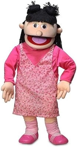 Susie Peach Girl de 30 pulgadas, marioneta de rendimiento profesional con patas extraíbles, cuerpo completo o medio