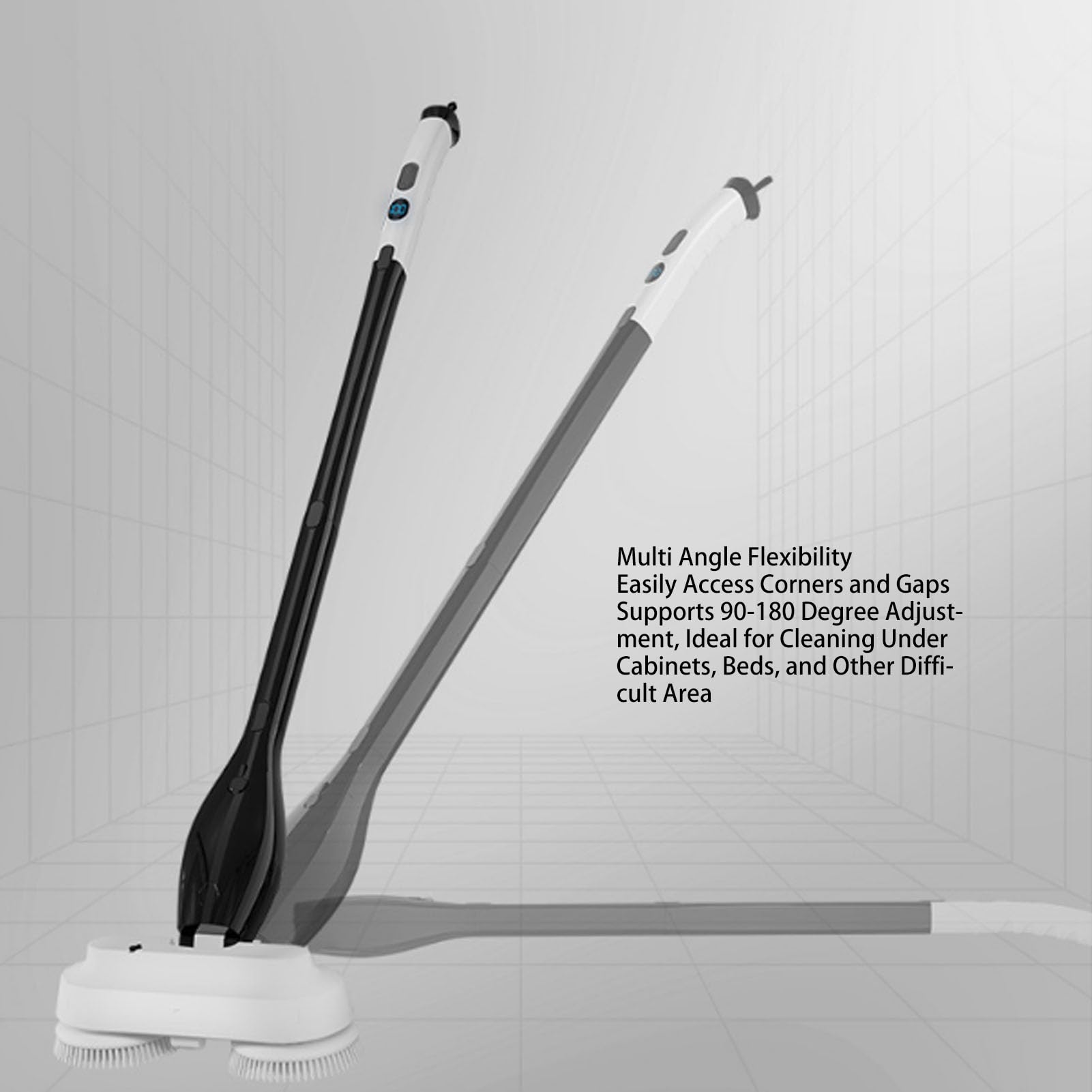 Ausla 2 en 1 Trapeador de Depurador Eléctrico con Tanque de Agua, a Prueba de Agua IPX800 y Altura Ajustable de la Máquina del Piso de Mano para Tareas Domésticas